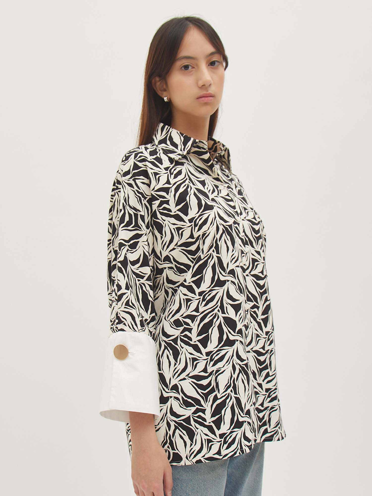 Leela Shirt with Big Cuff