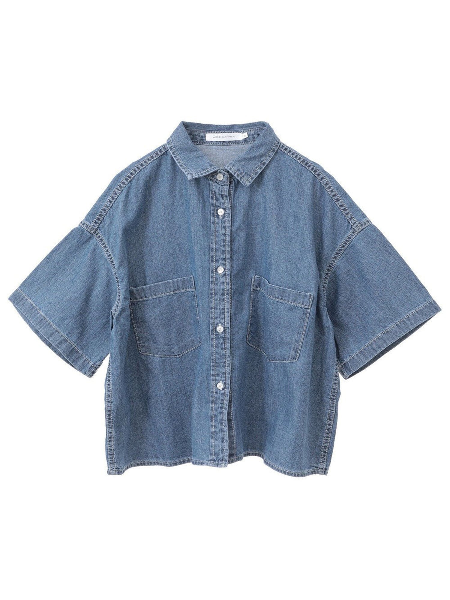Ogata Denim Cropped Shirt