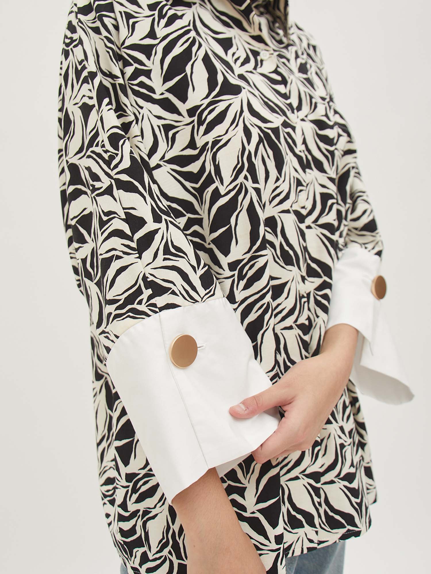 Leela Shirt with Big Cuff