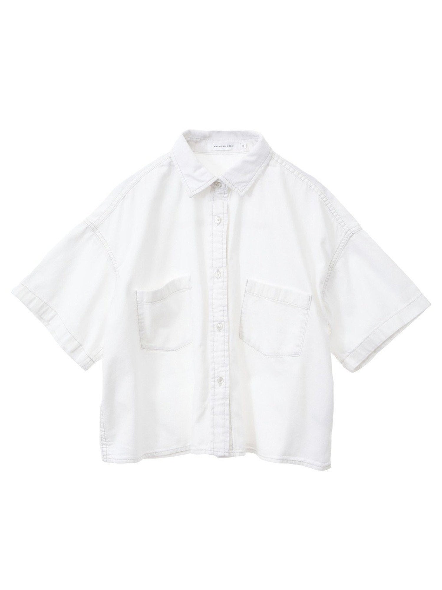 Ogata Denim Cropped Shirt
