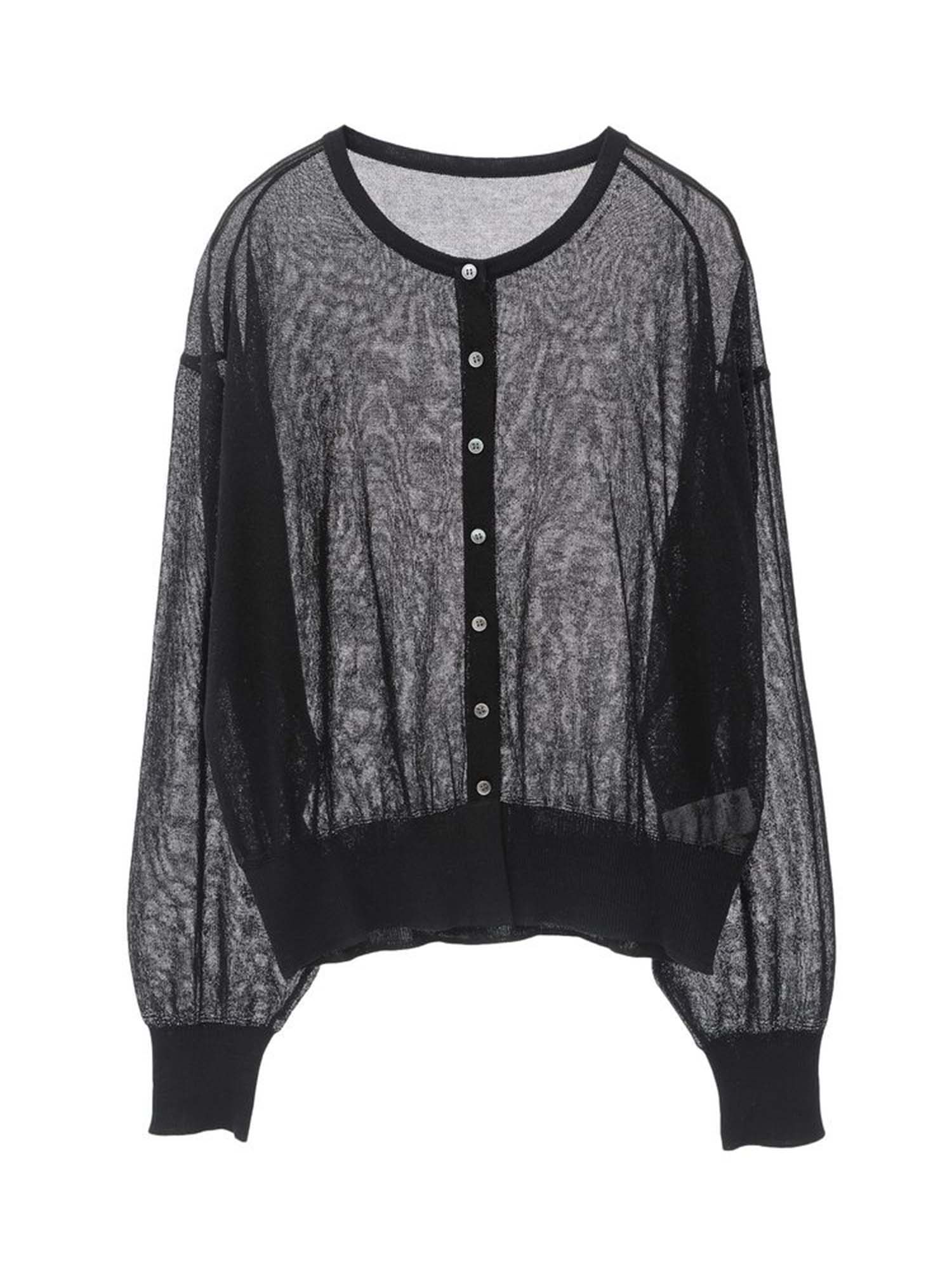 Kuchinashi Sheer Knit Cardigan