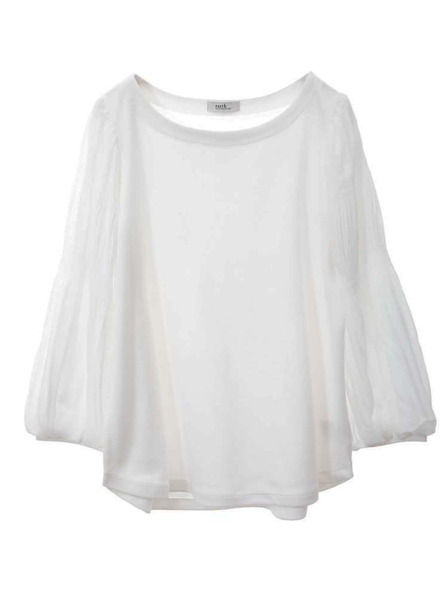 Moji Pleated Sleeve Blouse