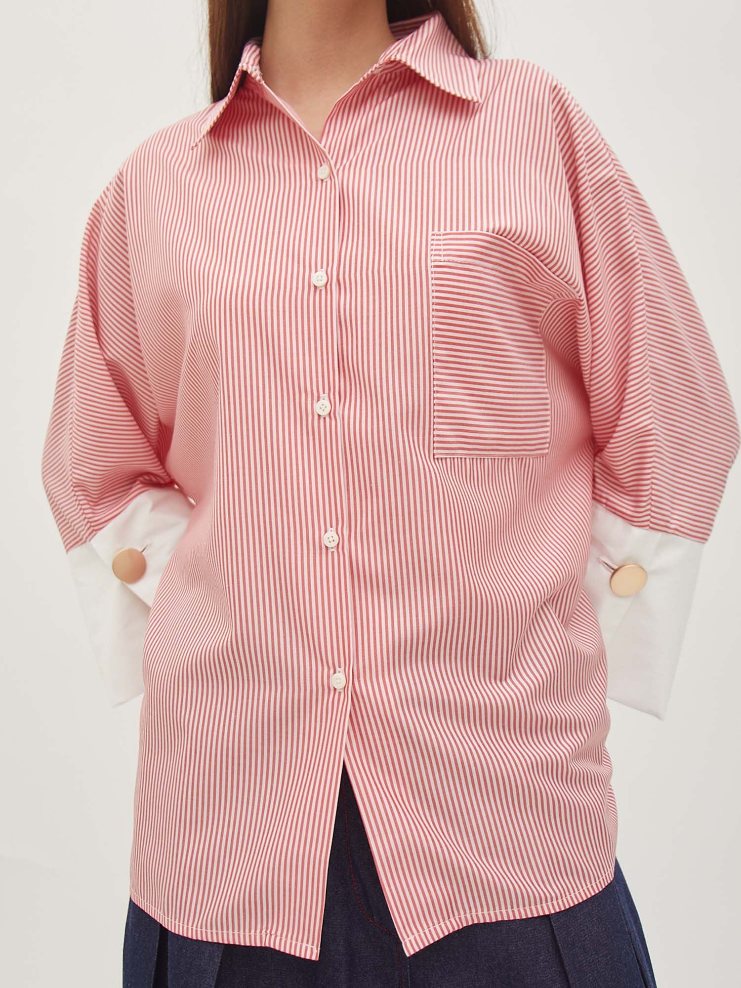Leela Shirt with Big Cuff