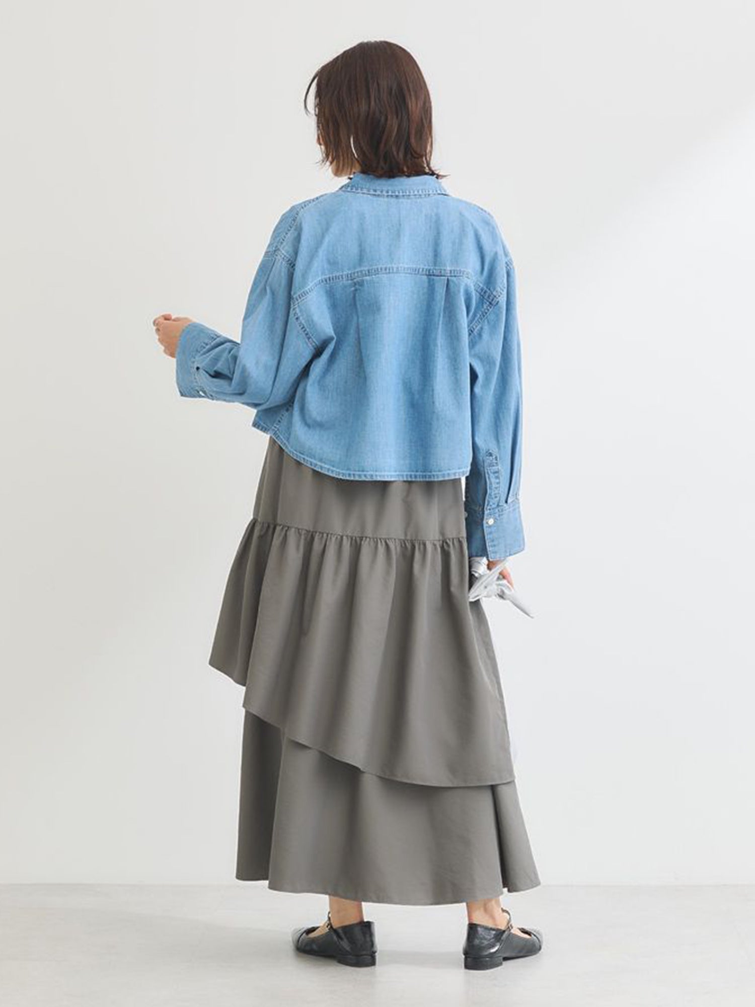 Tomioka Short Denim Shirt