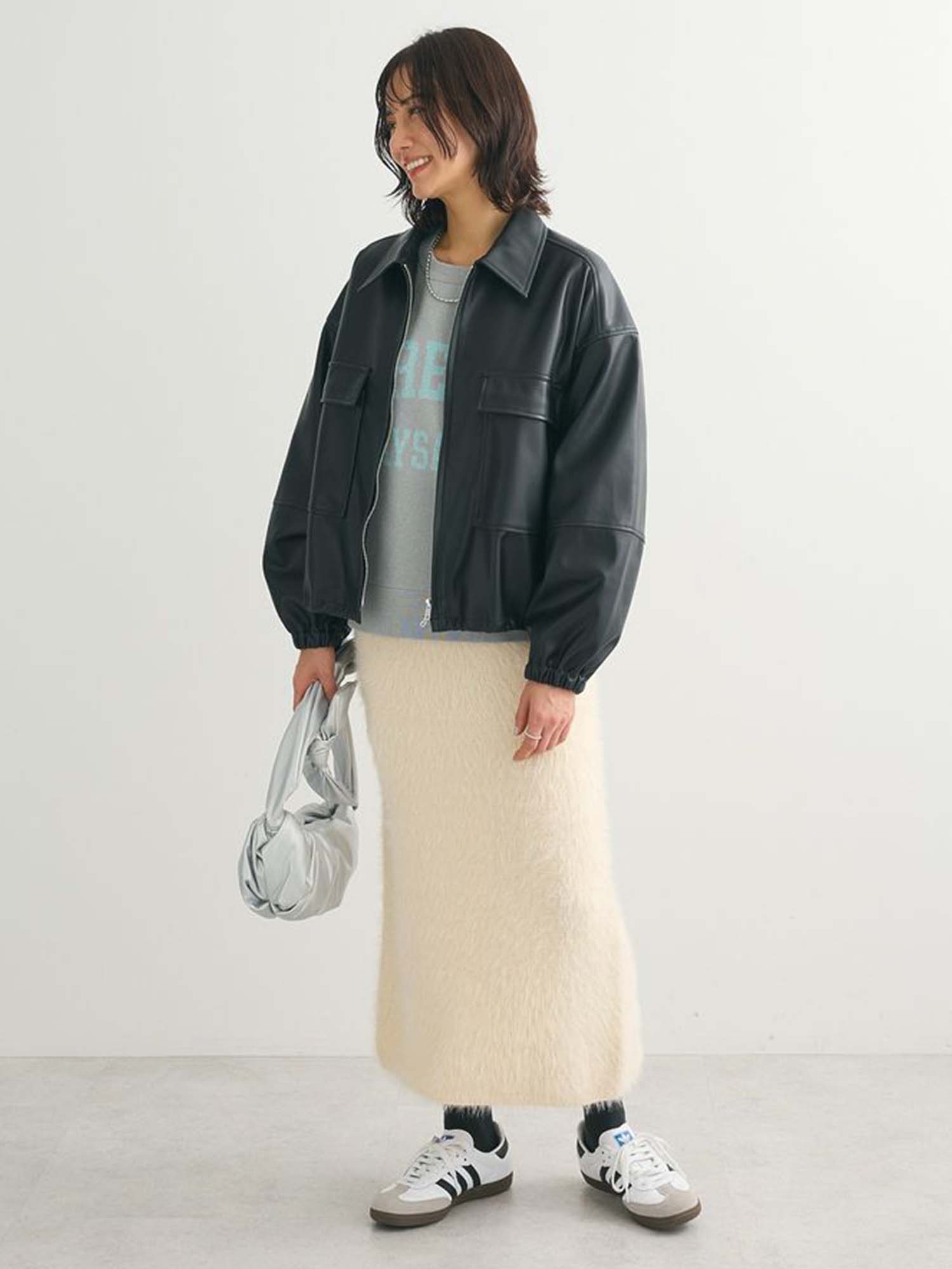 Ryuga Faux Leather Jacket