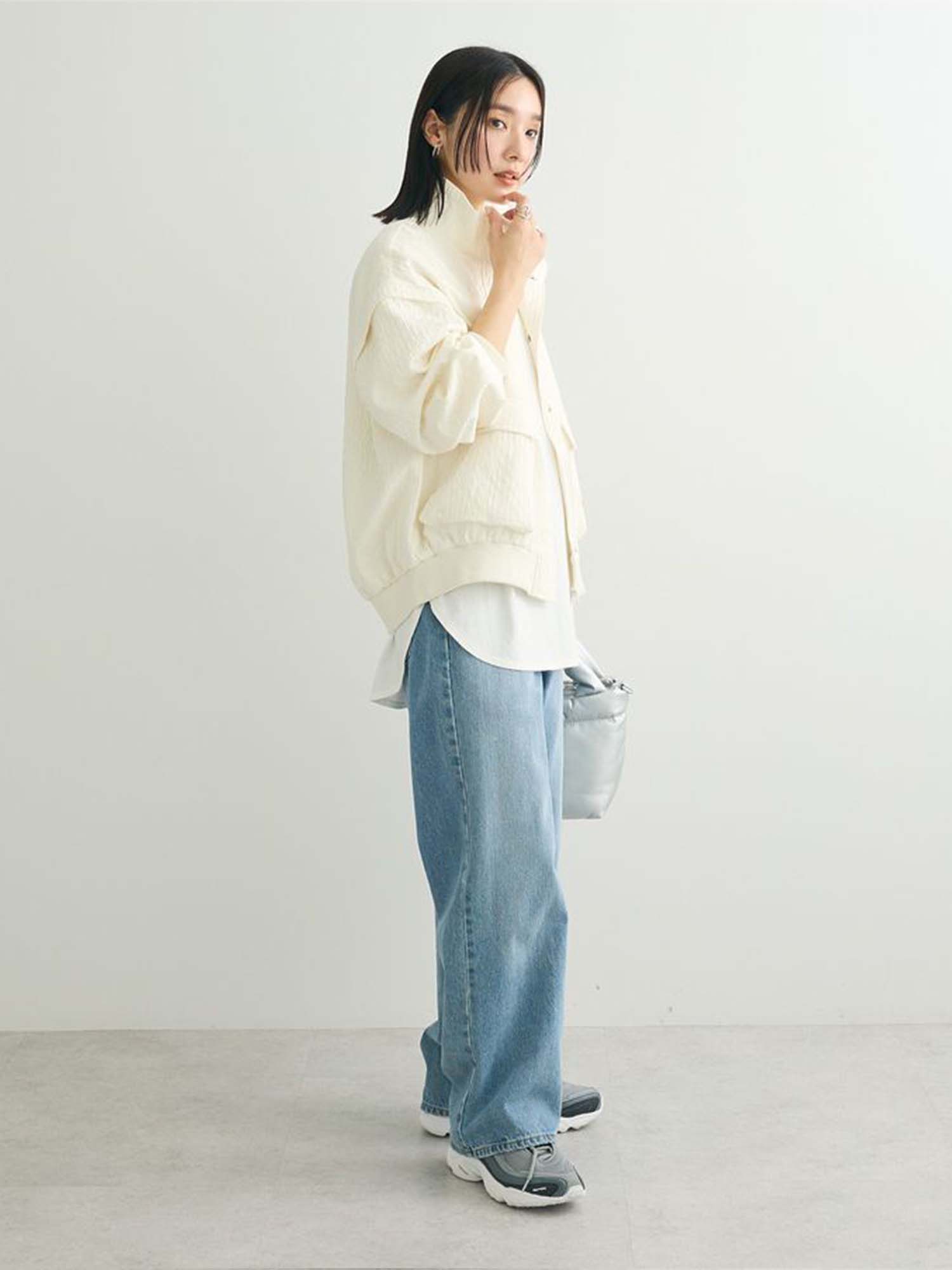 Mieda 2-Way Jacquard Blouson