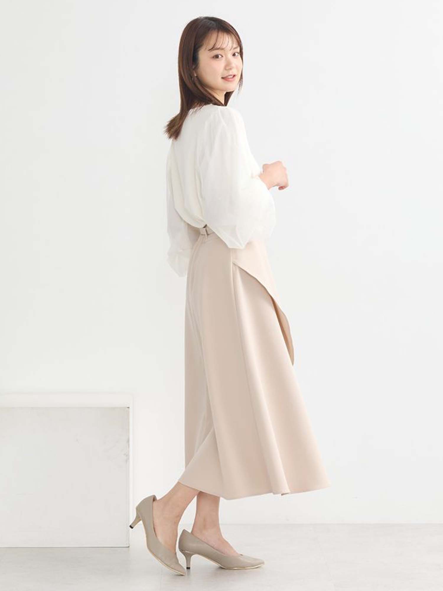 Hiraoka Layered Sleeve Blouse