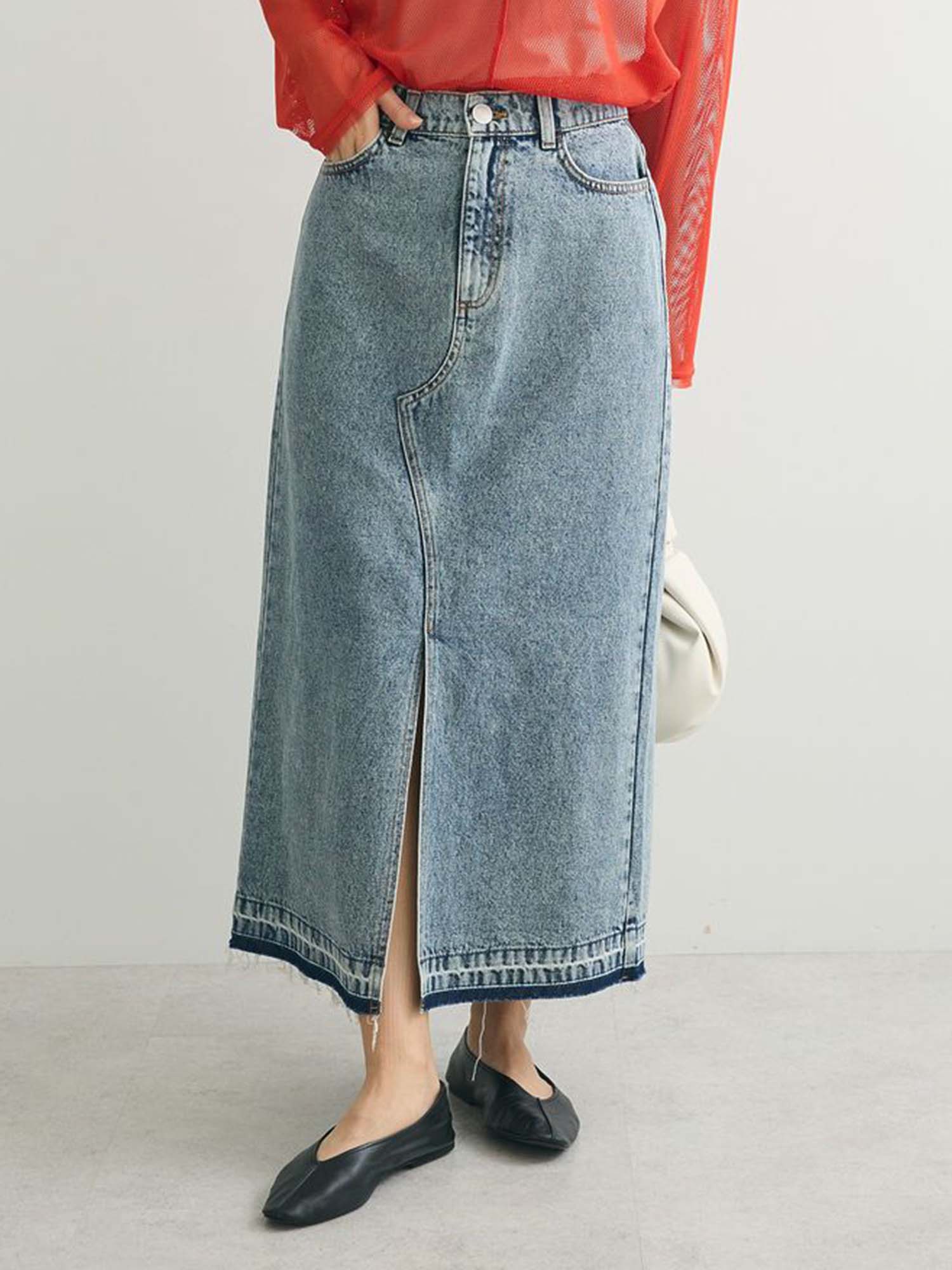Odawara Denim Long Skirt
