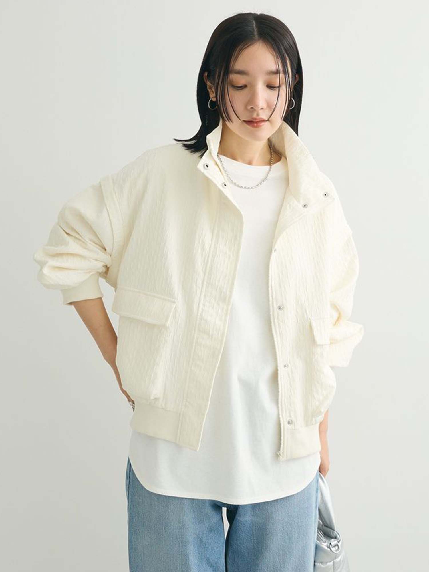 Mieda 2-Way Jacquard Blouson
