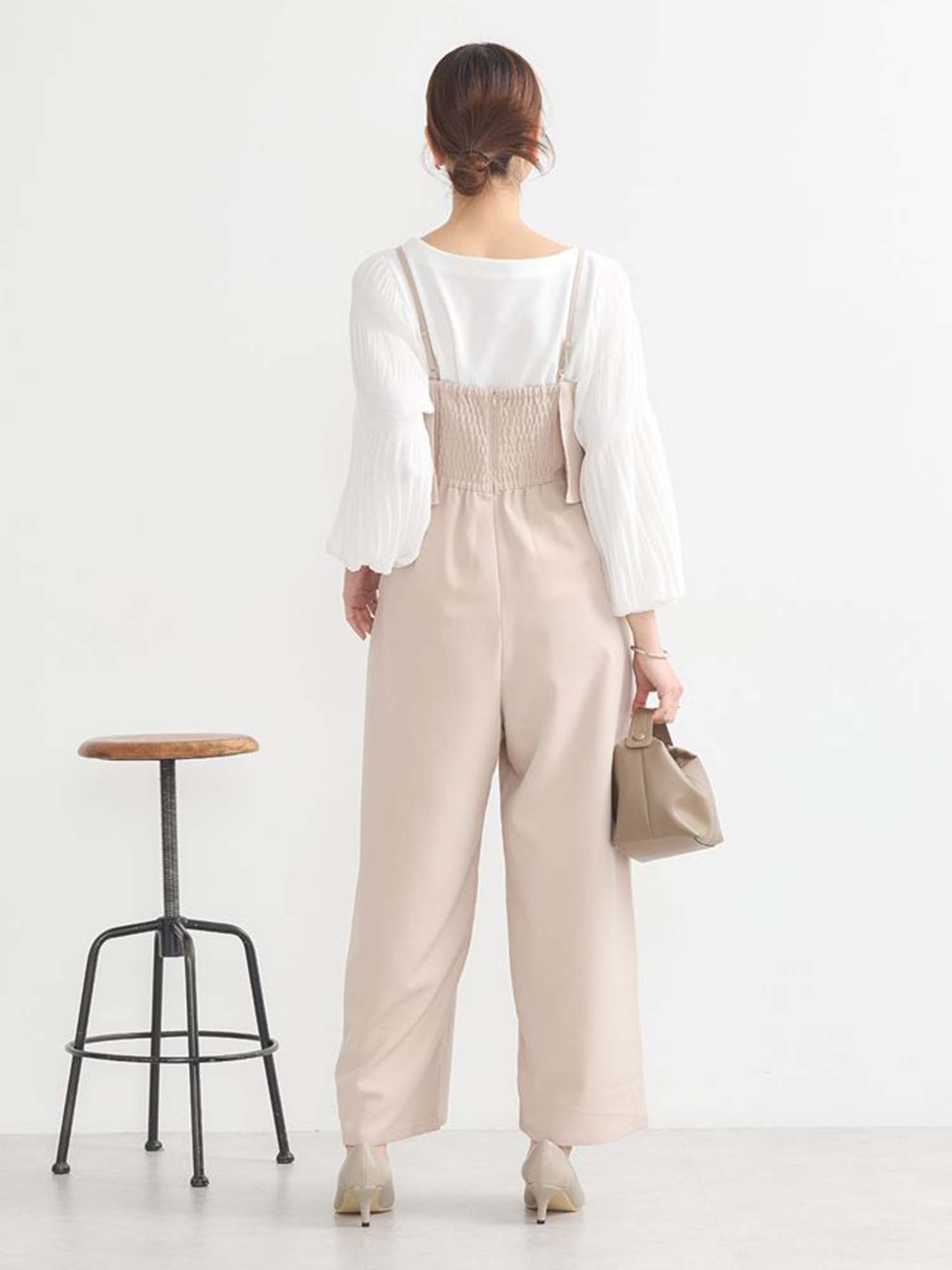 Moji Pleated Sleeve Blouse