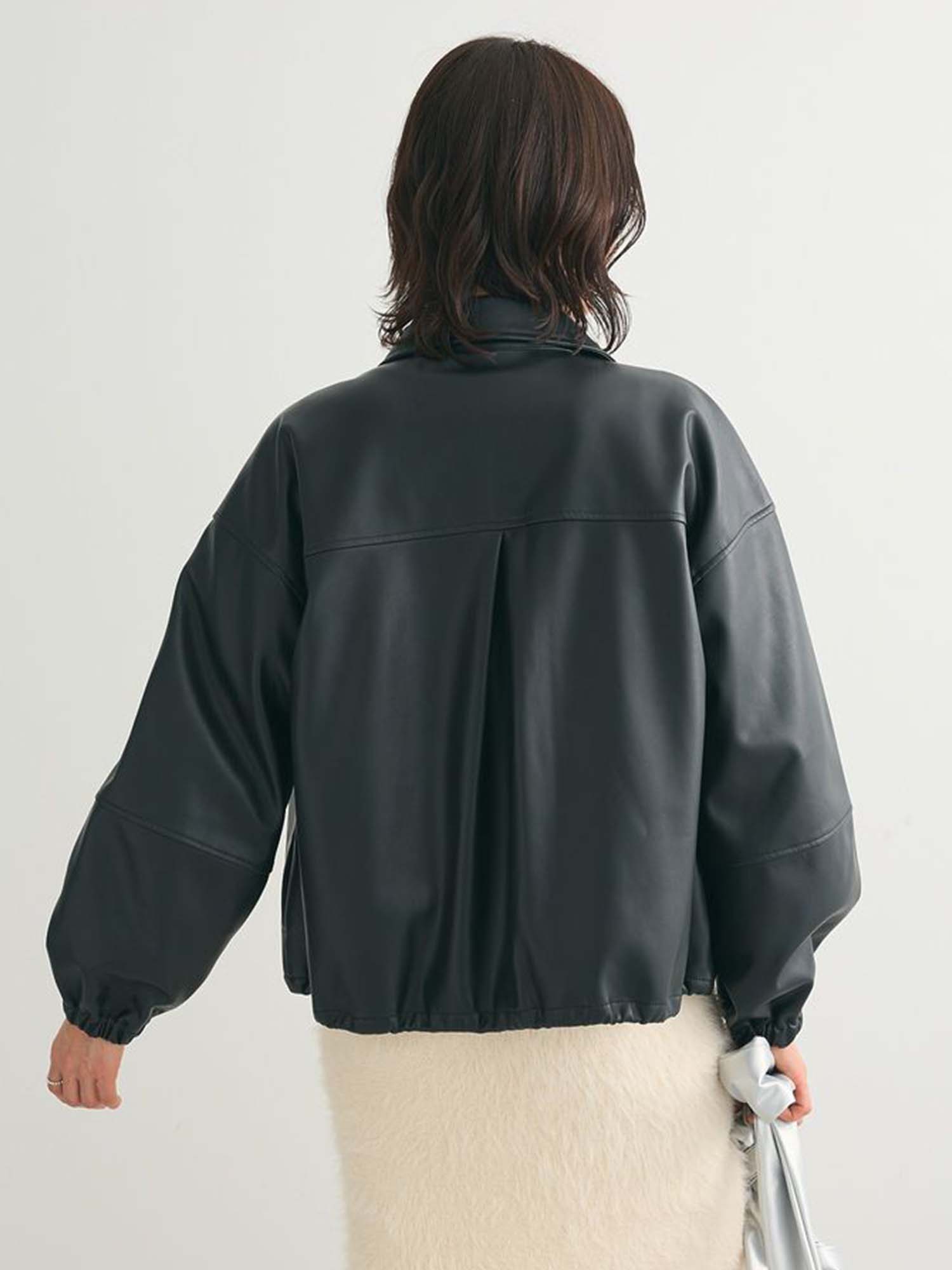 Ryuga Faux Leather Jacket