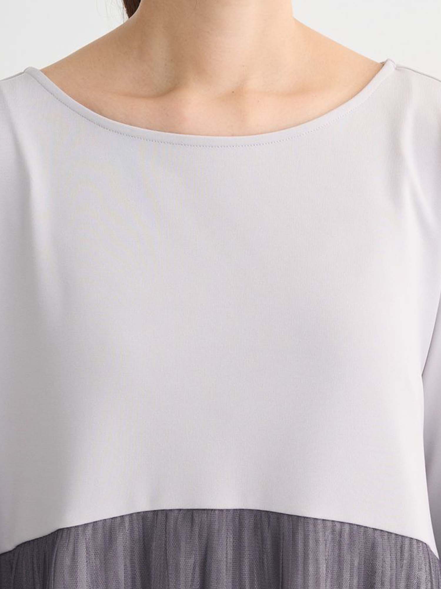 Furano Pleated Tulle Pullover