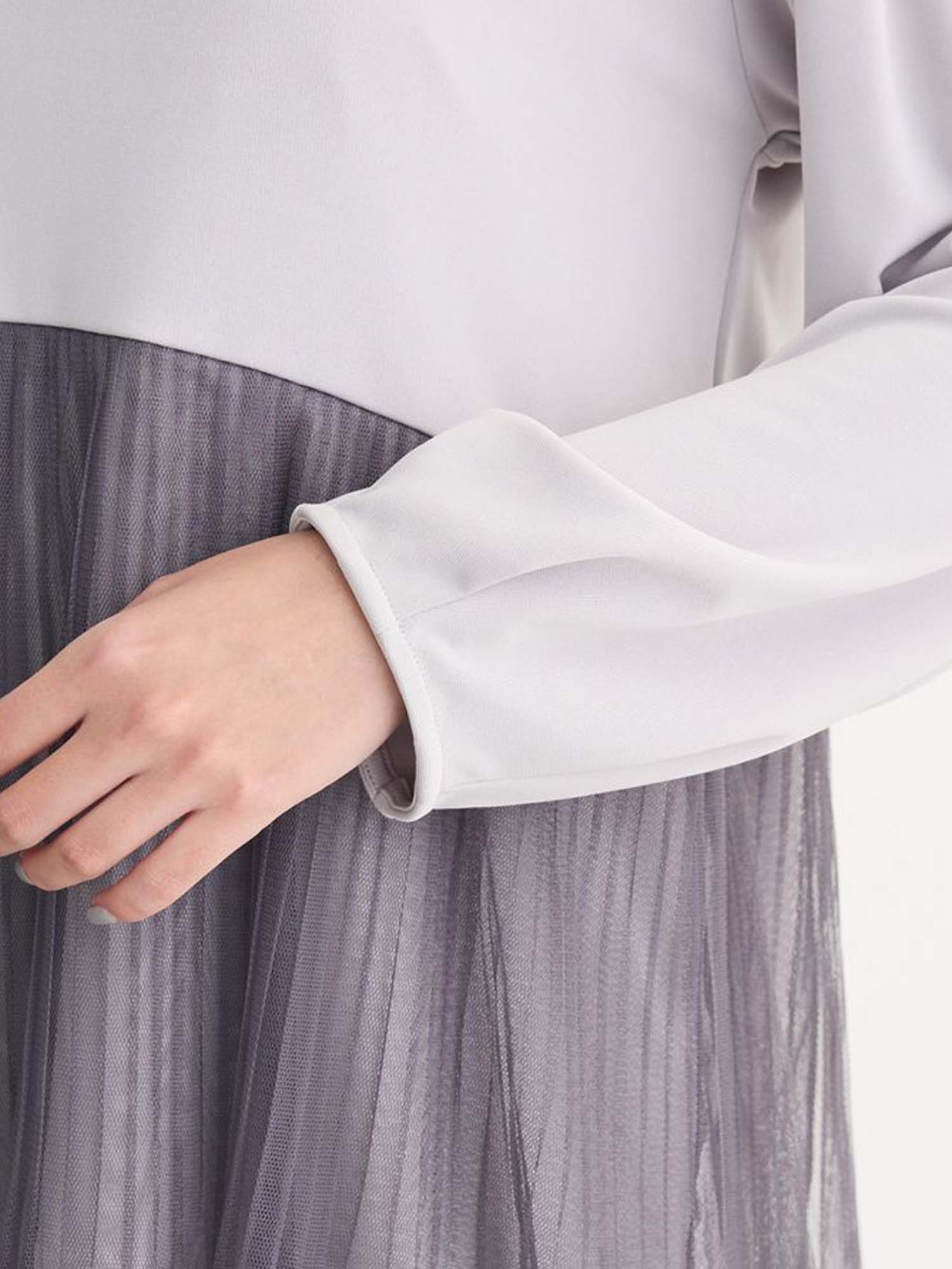 Furano Pleated Tulle Pullover