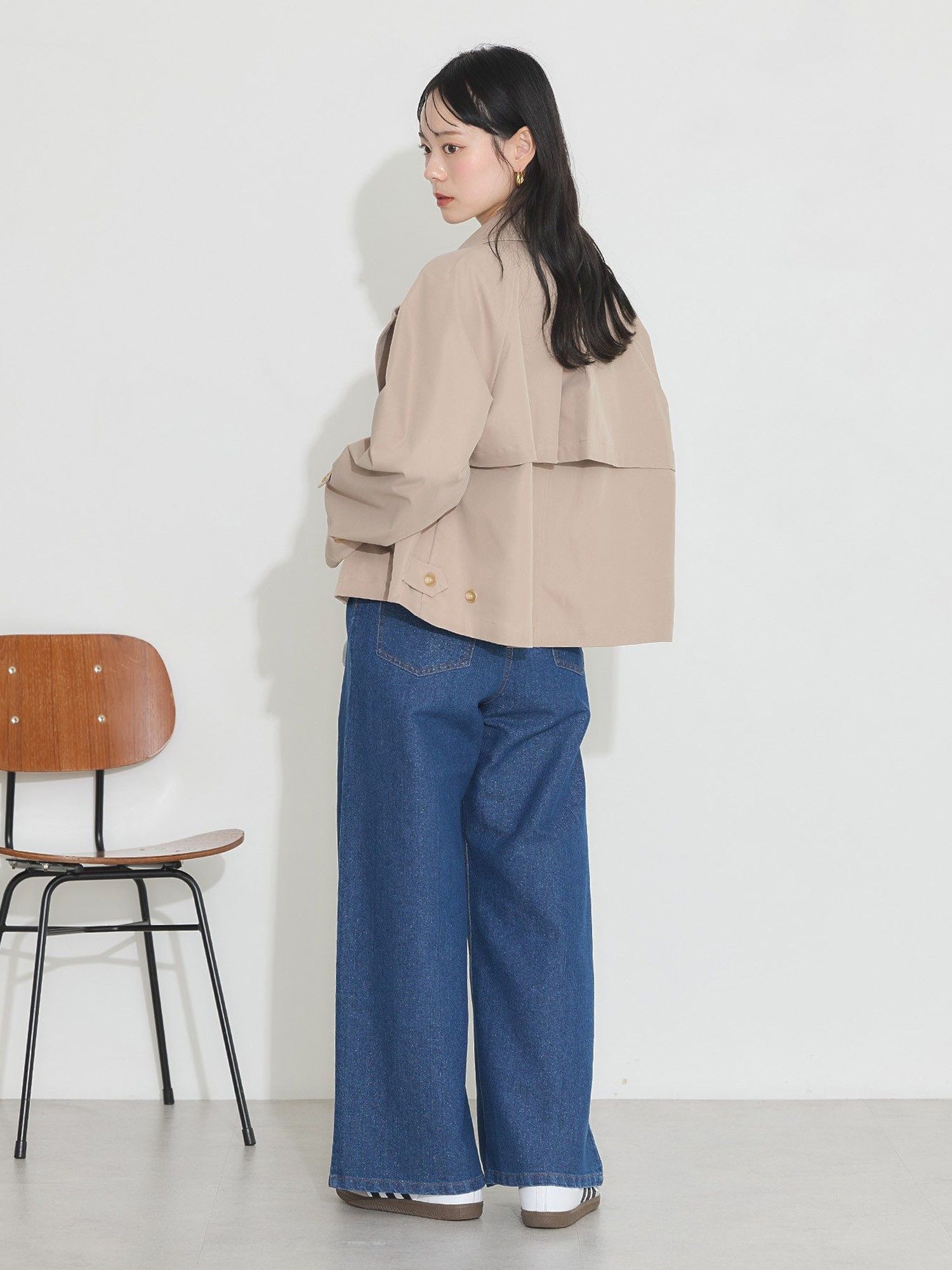 Asamachi Short Trench Coat