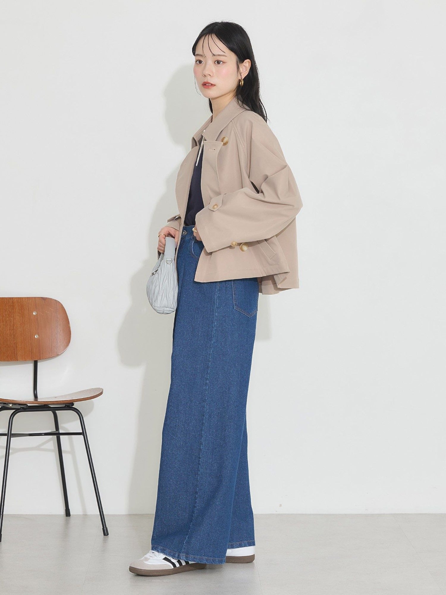 Asamachi Short Trench Coat