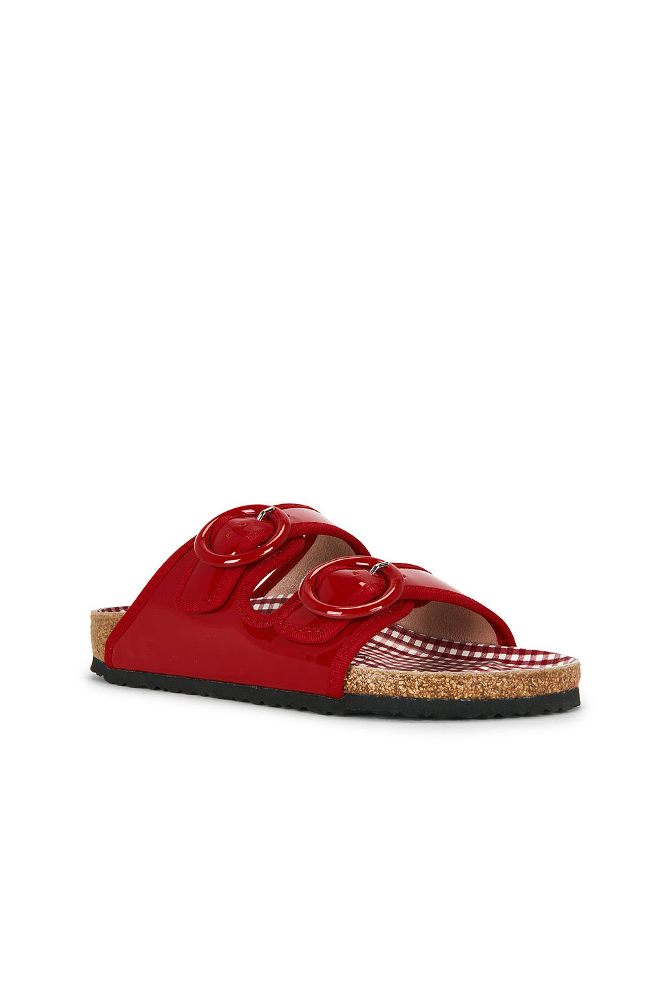 X Repetto Arizona Round Buckle NL Patent Sandal