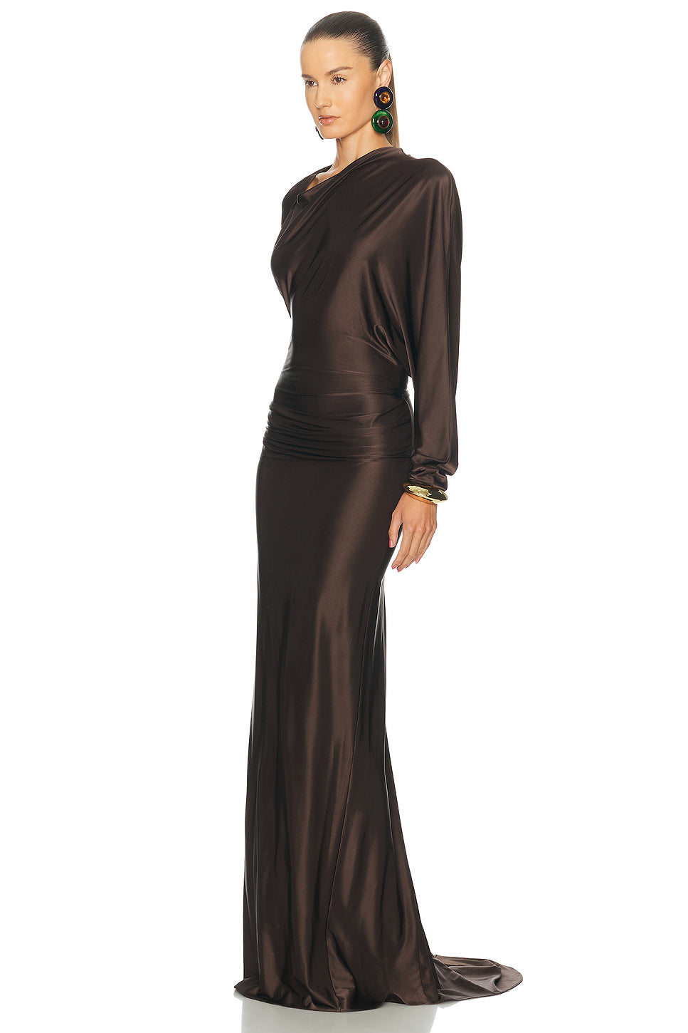 Draped Jersey Caryatid Dress