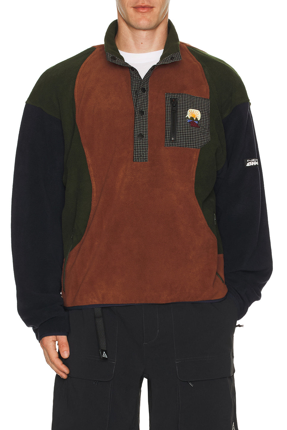 Equipment Ripstop Pullover Fleece Jacket