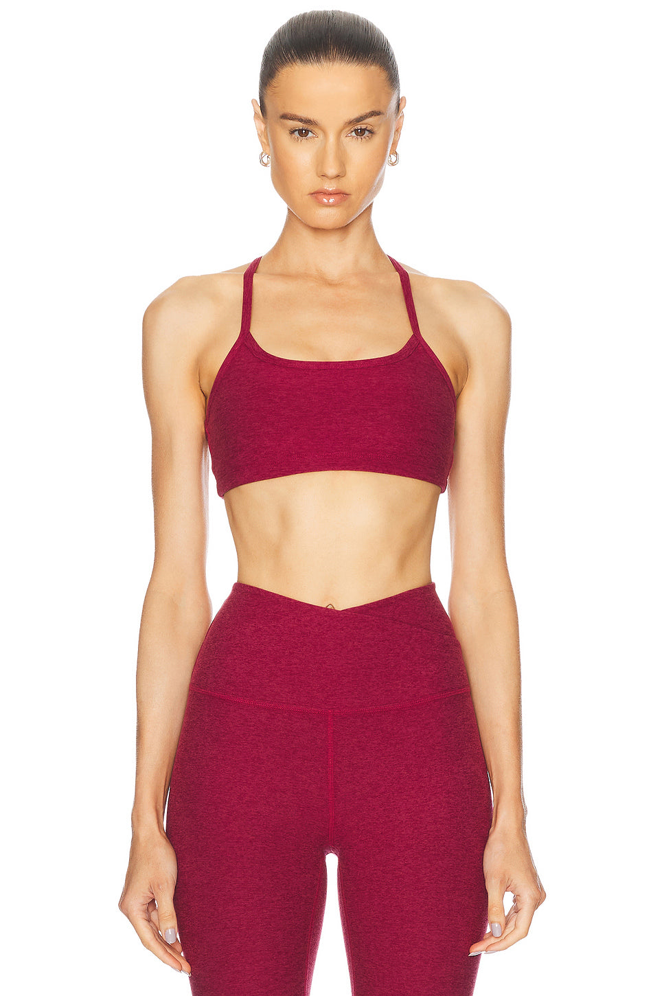 Spacedye Slim Racerback Sports Bra