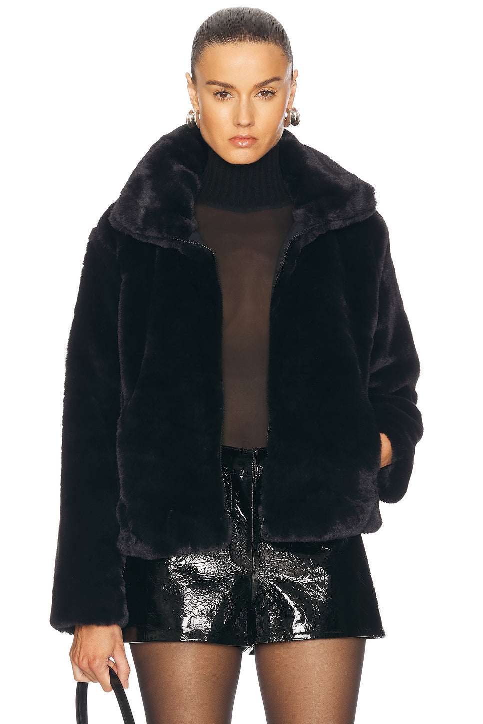 On The List Faux Fur Jacket