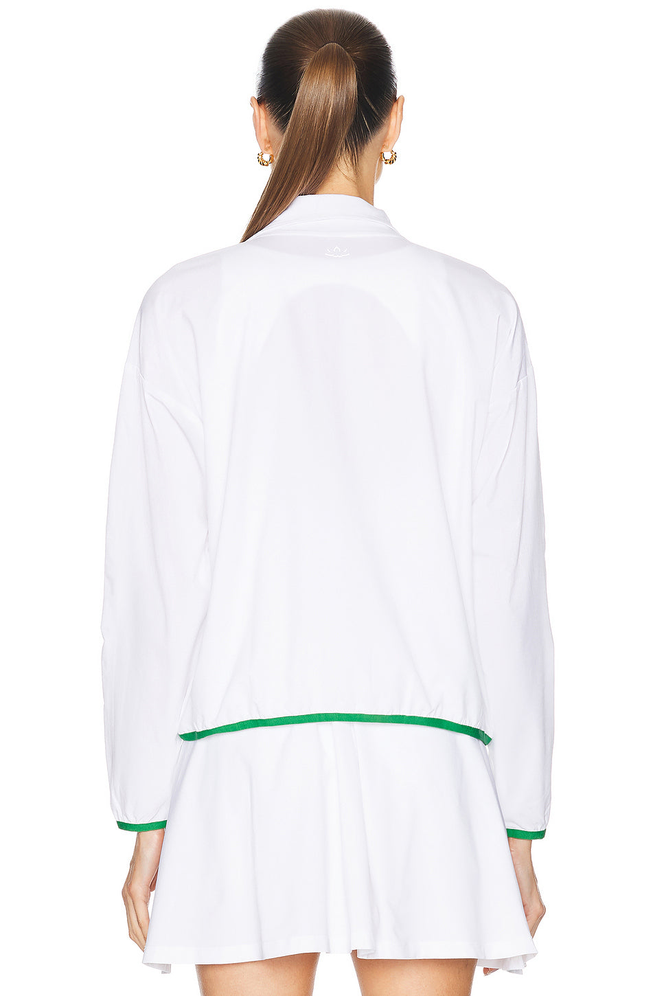 Contrast Half Zip Pullover Jacket
