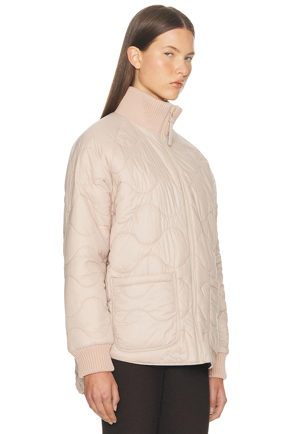 Reversible Quilted Fleece Jacket