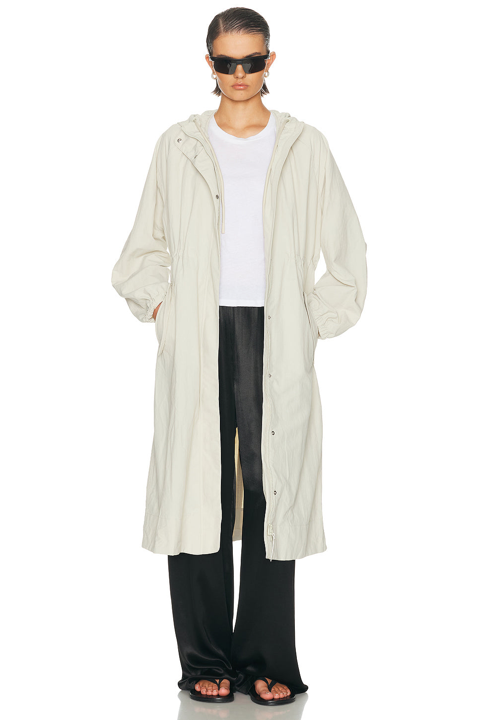 Crinkle Nylon Rain Jacket