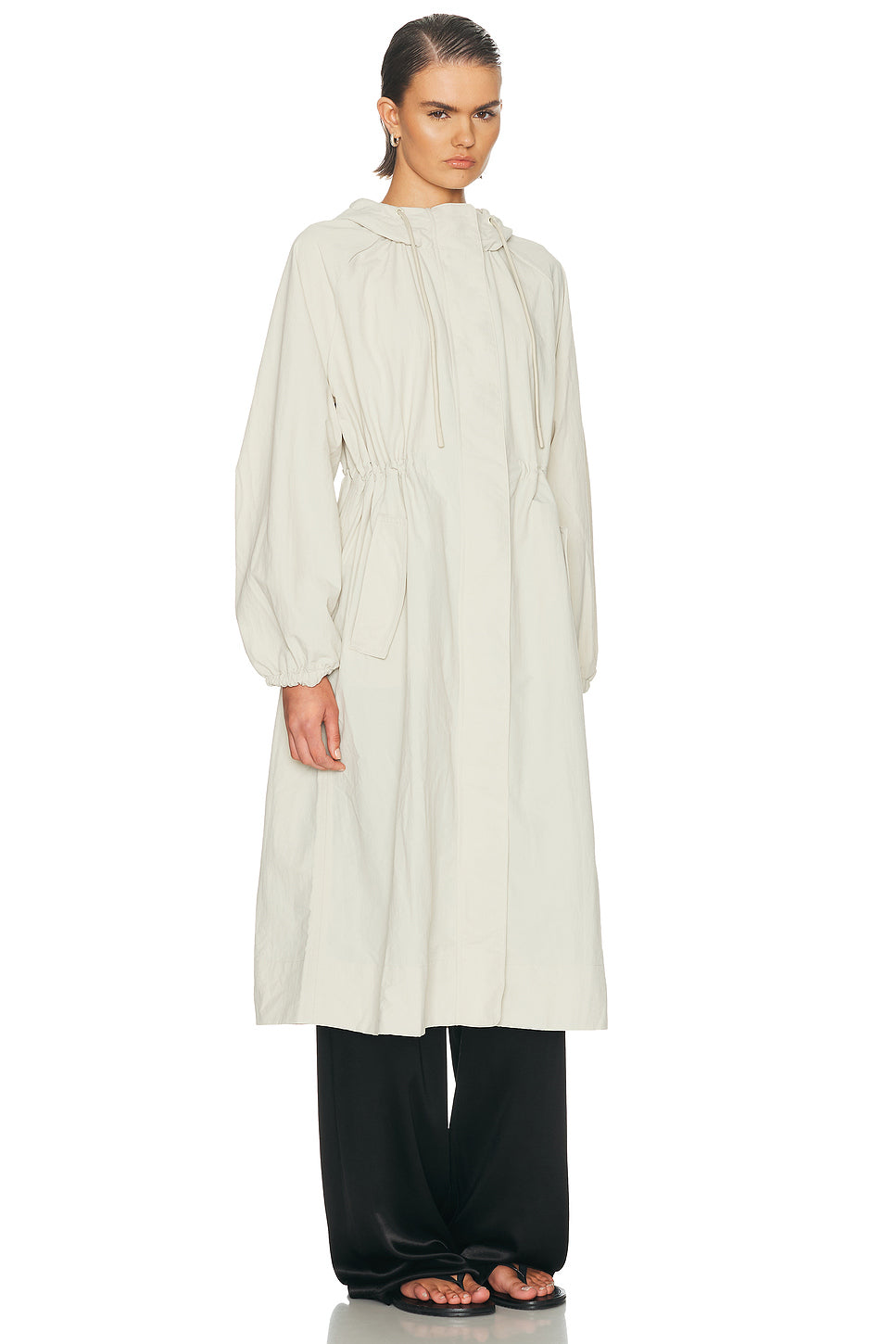 Crinkle Nylon Rain Jacket