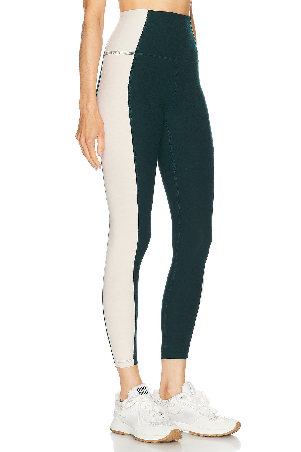 Spacedye Vitality Colorblock High Waisted Midi Legging