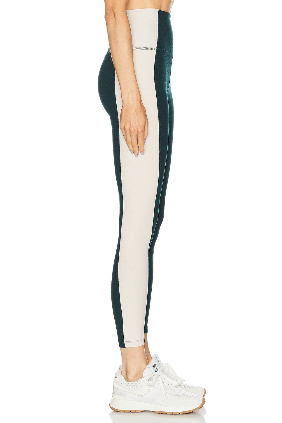 Spacedye Vitality Colorblock High Waisted Midi Legging