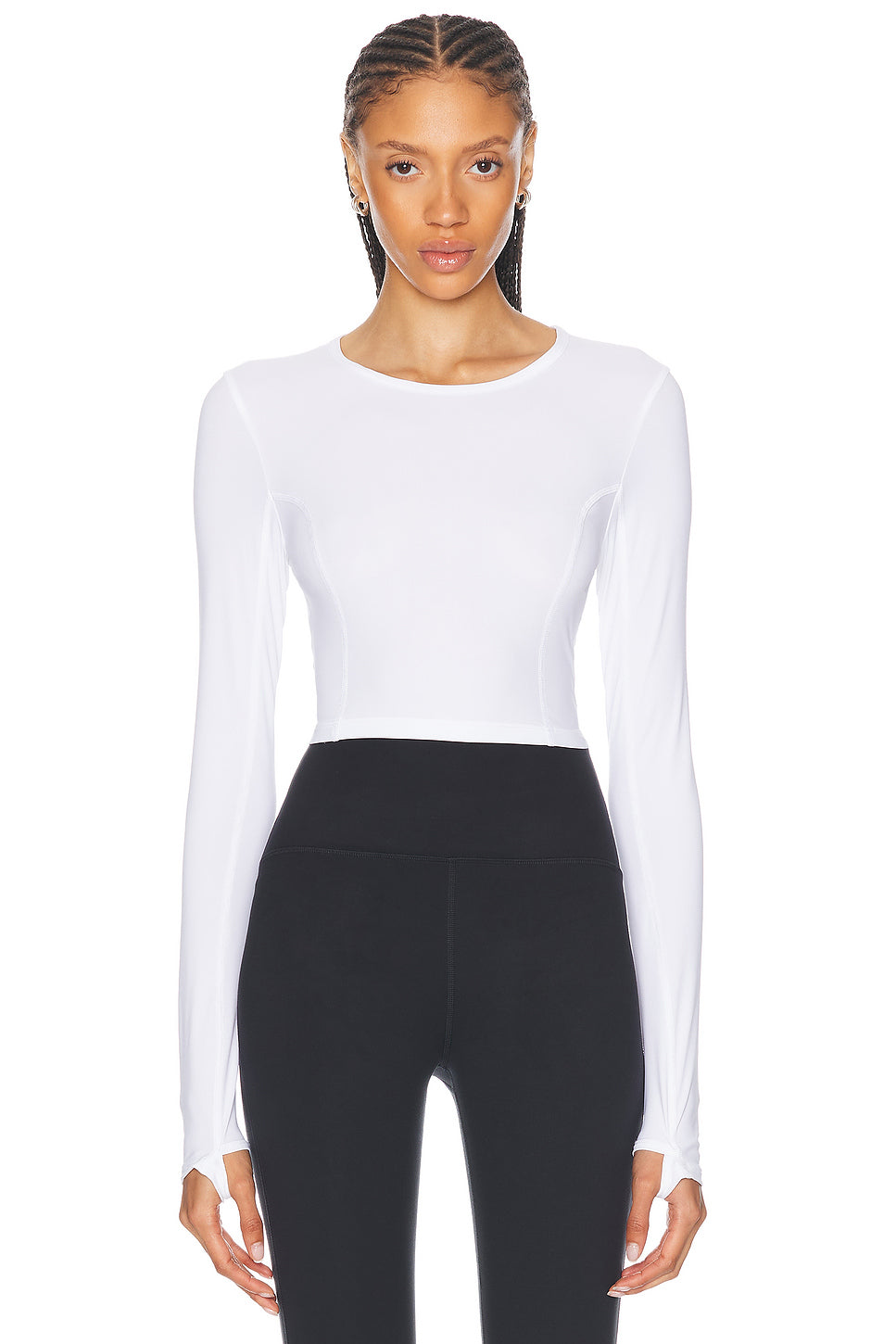 Powerbeyond Lite Air Shield Cropped Long Sleeve Top