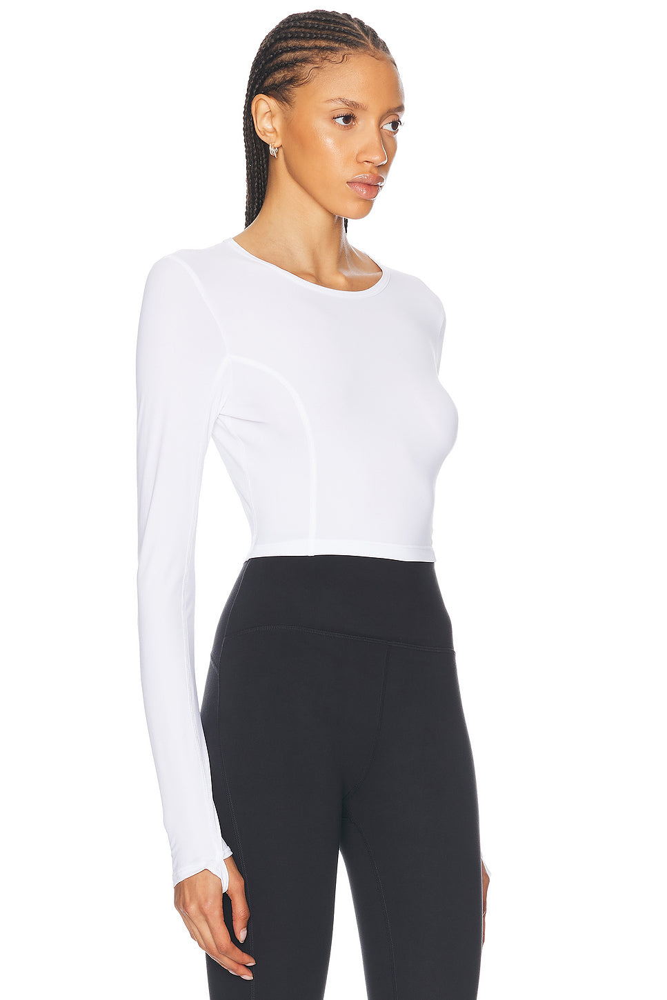 Powerbeyond Lite Air Shield Cropped Long Sleeve Top