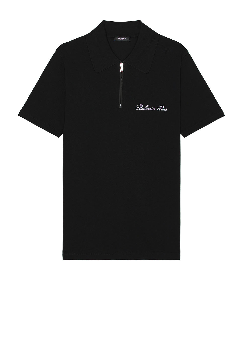 Signature Embroidered Zipped Polo