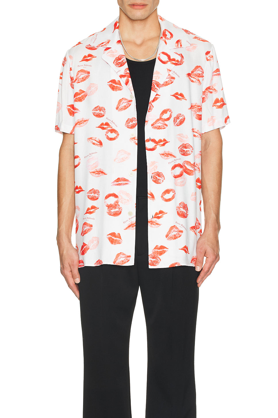 Kiss Print Pyjama Shirt