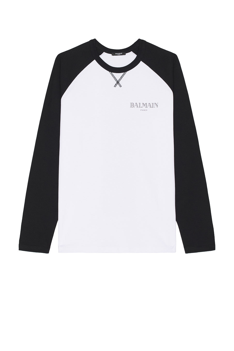 Lips Print Raglan Long Sleeve T-Shirt