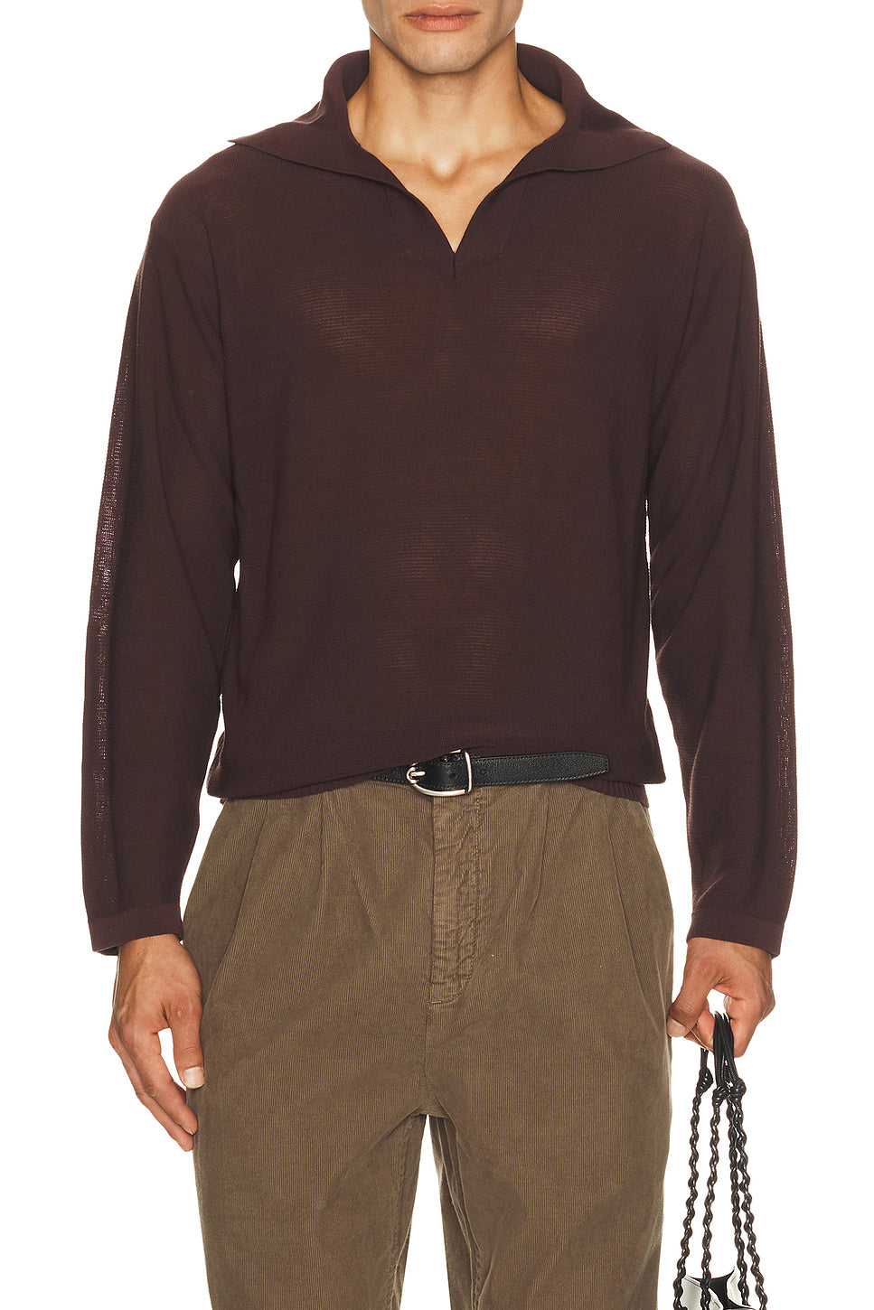 Boxy Polo Long Sleeve