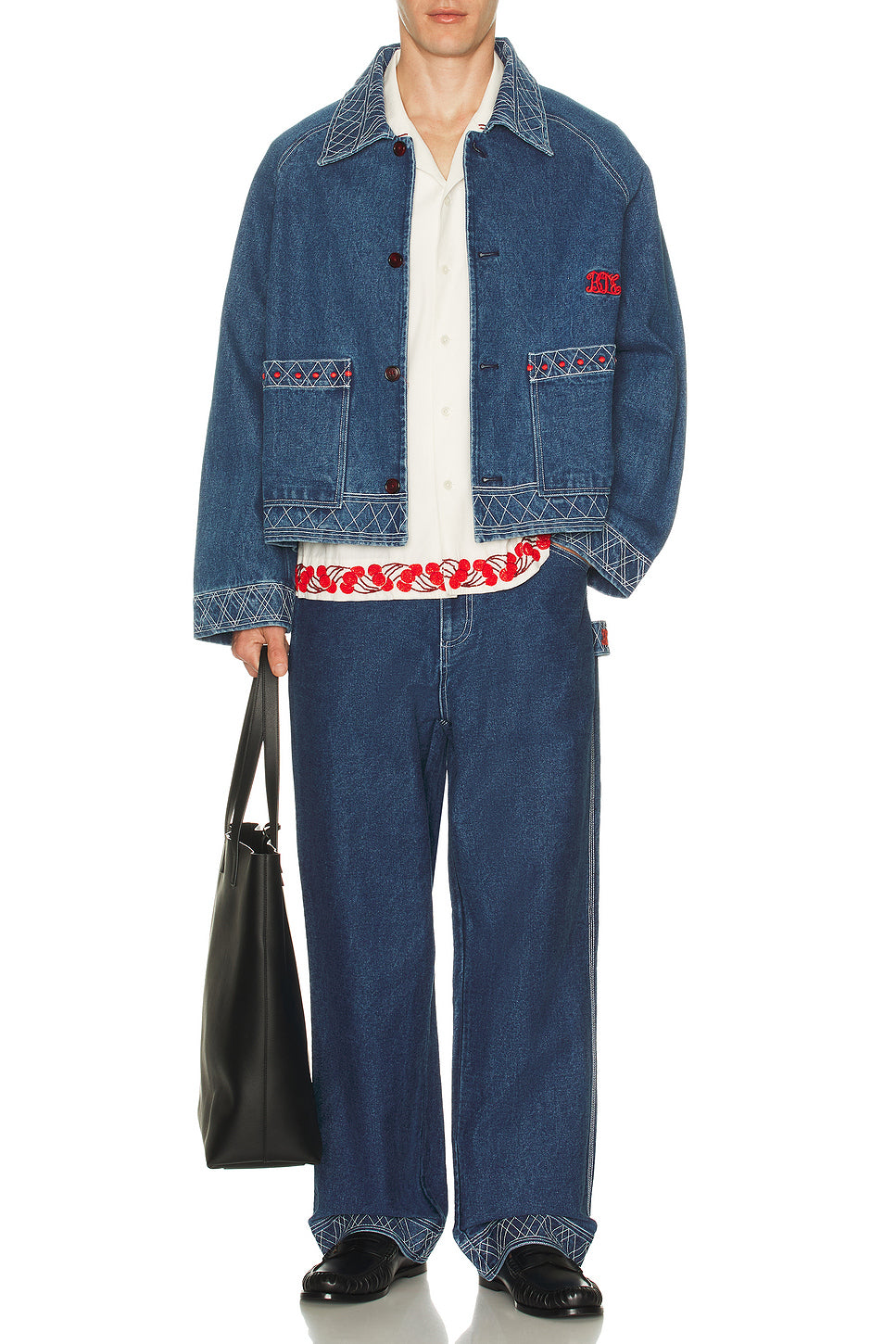 Embroidered Denim Jacket