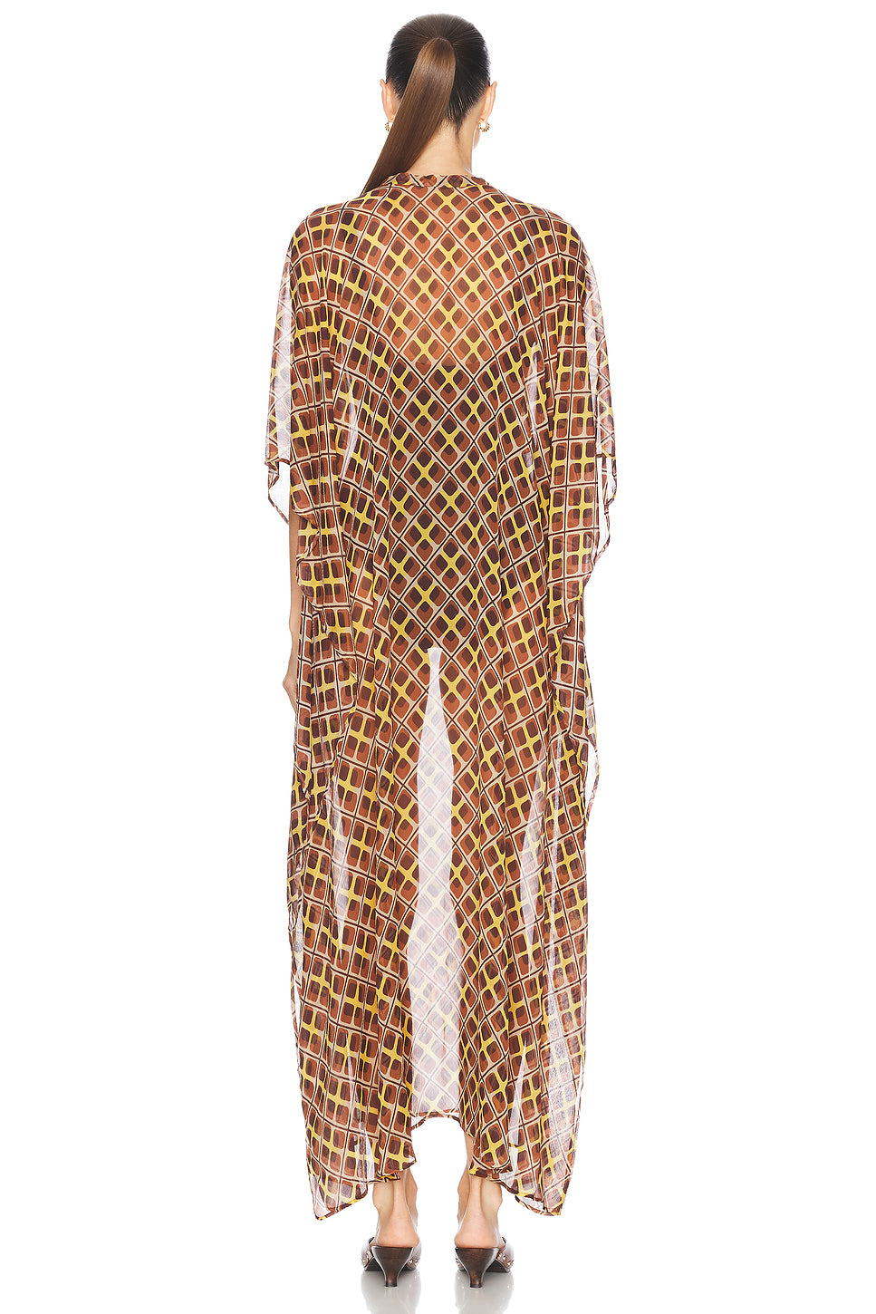 Cattail Plaid Kaftan