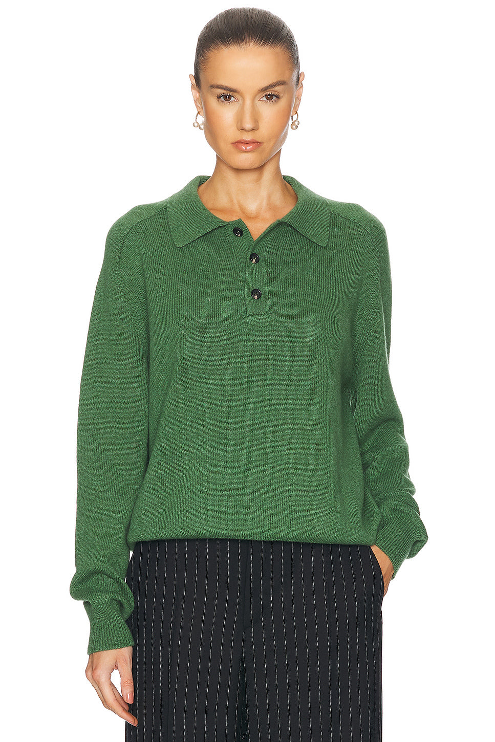 Cashmere Polo Sweater