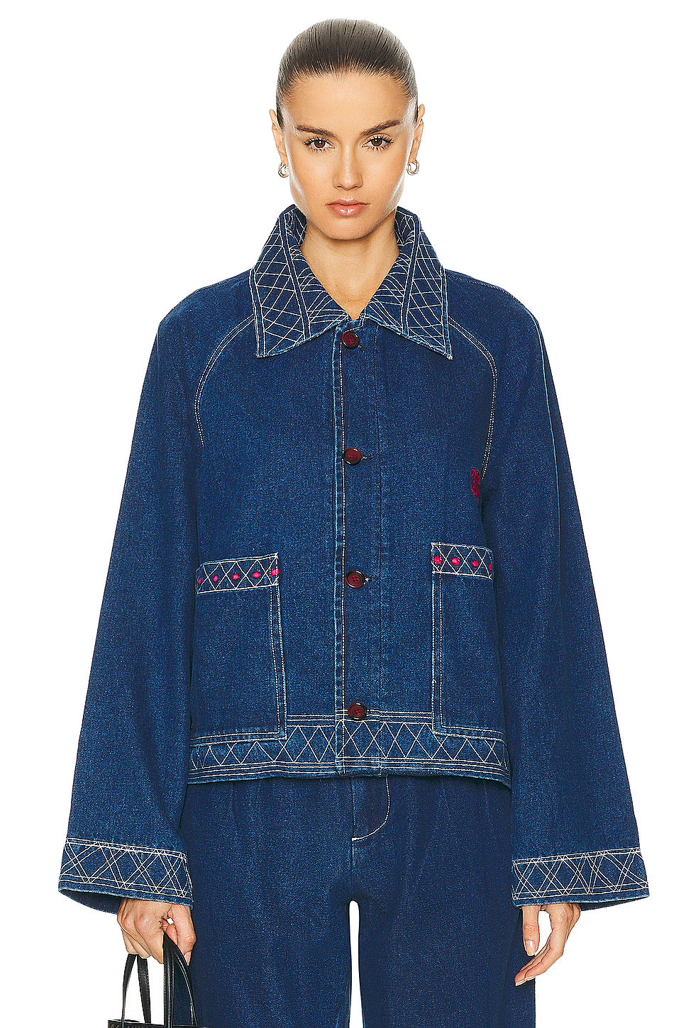 Embroidered Denim Jacket