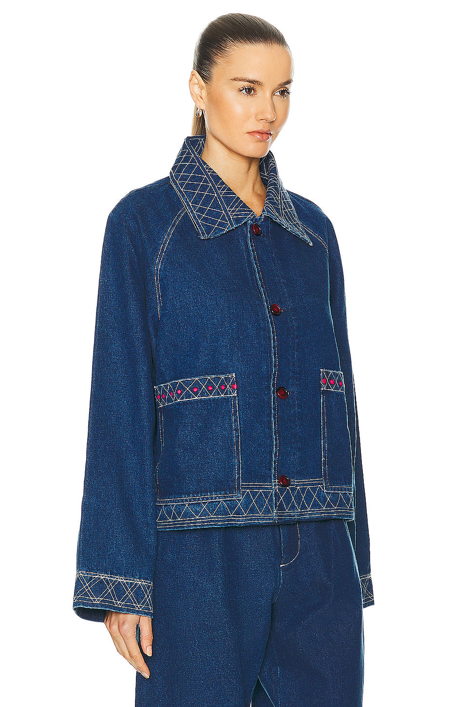 Embroidered Denim Jacket