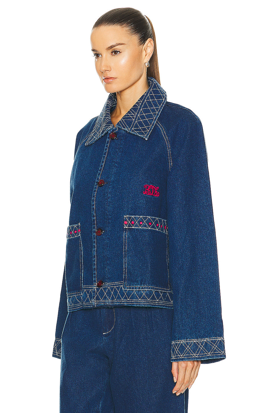 Embroidered Denim Jacket