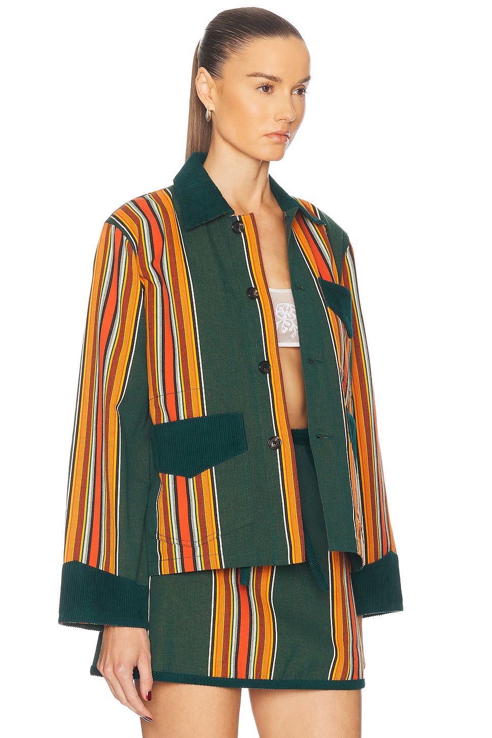 Parakeet Stripe Craft Jacket