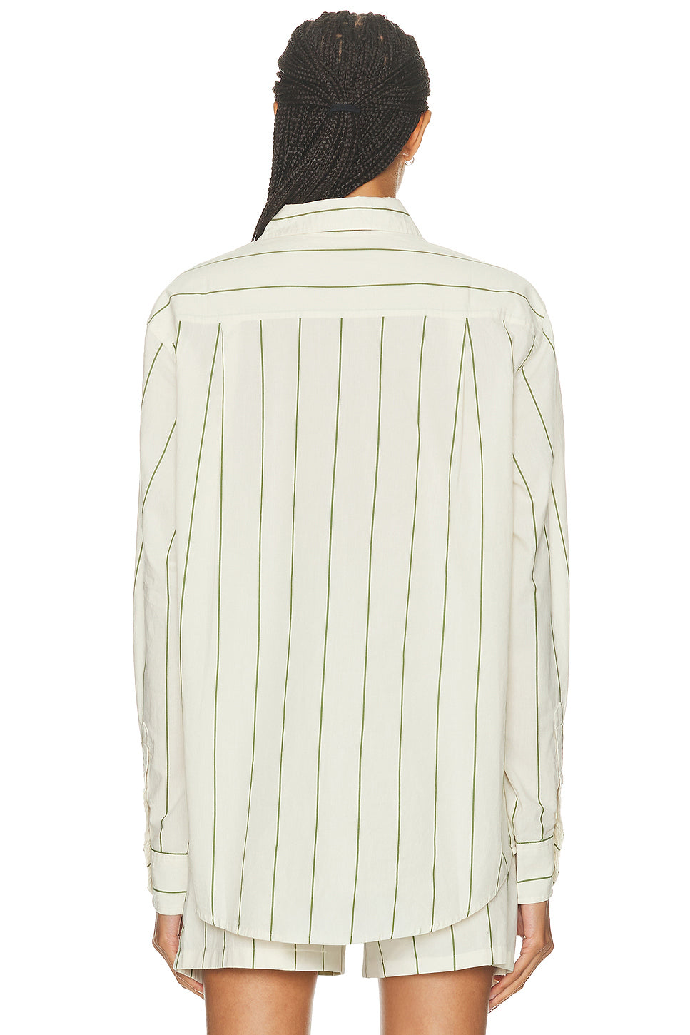 Celery Stripe Long Sleeve Shirt