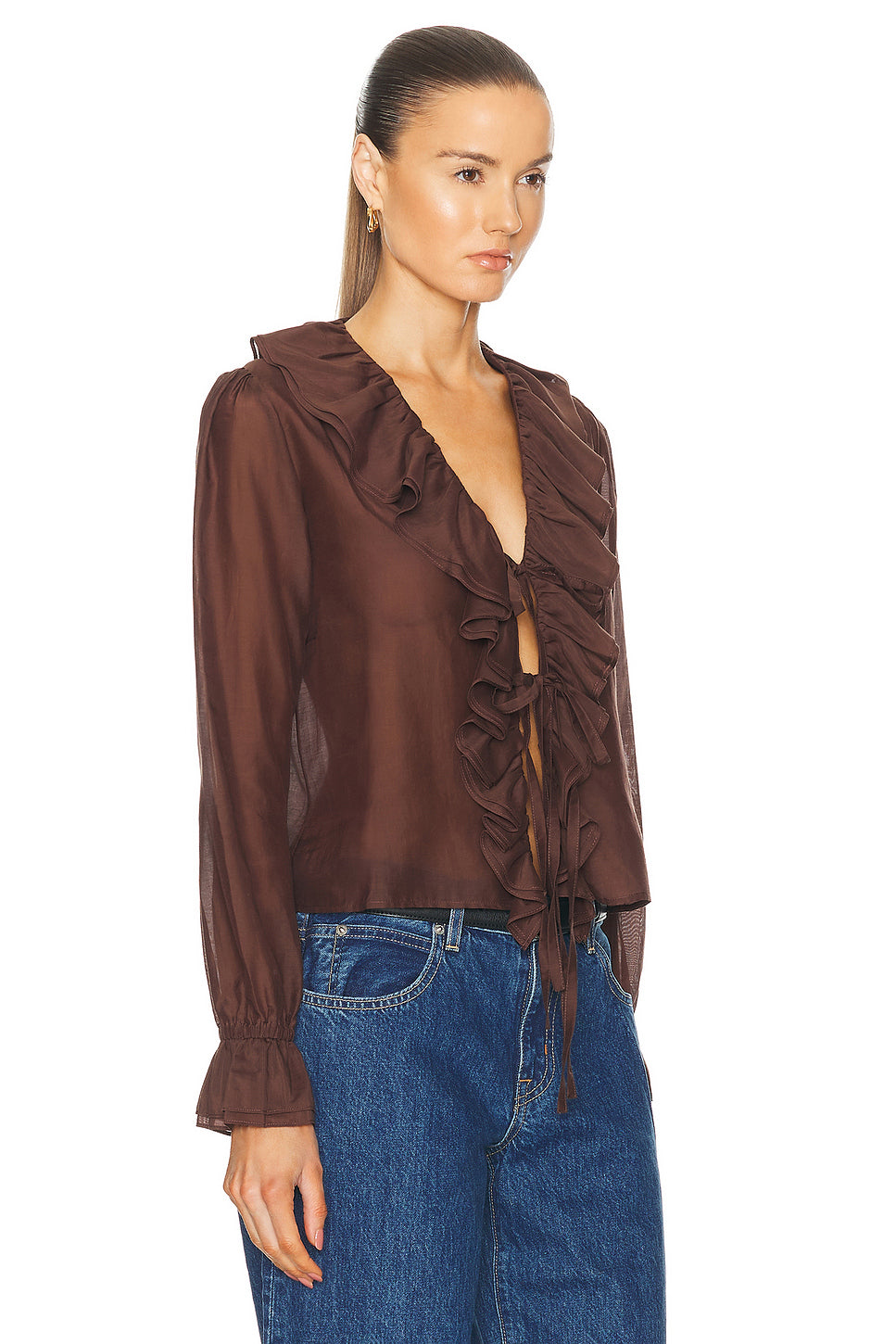 Heartwood Flounce Blouse