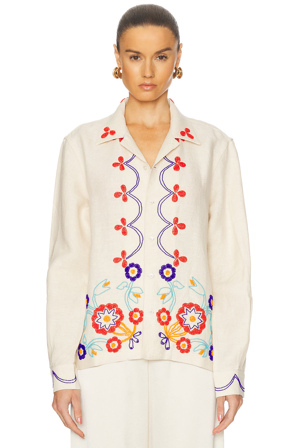 Beaded Garden Party Shirt