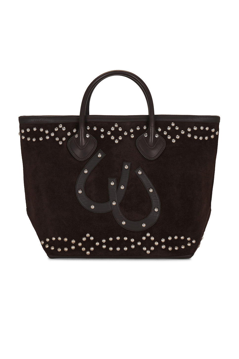 Studded Horseshoe Tote