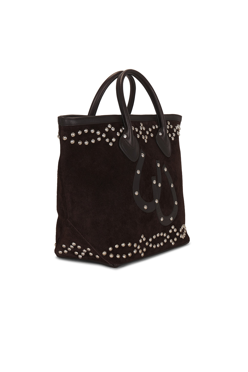 Studded Horseshoe Tote