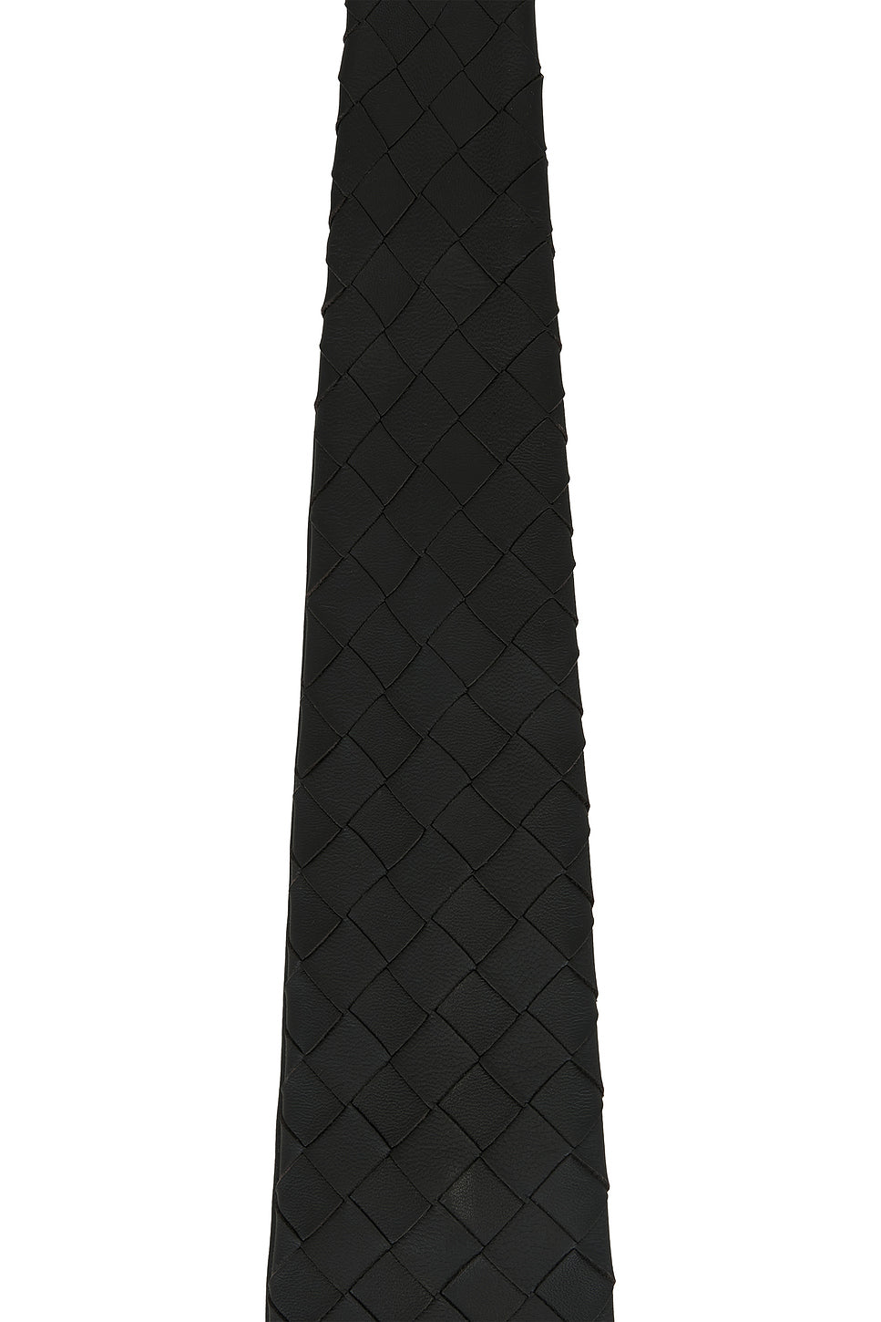 Intrecciato Leather Tie