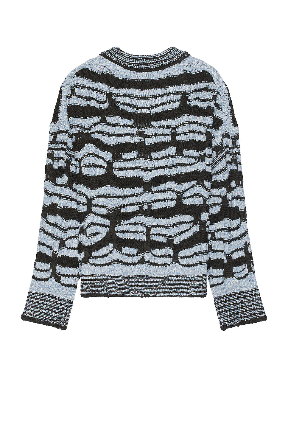 Distorted Stripes Sweater